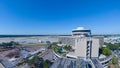 Panorama of Marriott hotel in TPA airport