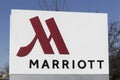 Marriott logo. Marriott offers full-service hotels and resorts