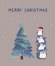 Merry christmas 7 greeting card. Royalty Free Stock Photo