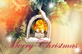 Marry Christmas background design for your greetings card, flyers, invitation, posters, brochure, banners, calendar Royalty Free Stock Photo