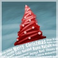 Marry Christmas greetings card Royalty Free Stock Photo