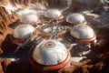 mars colony with advanced life support systems