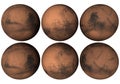 Mars globe Royalty Free Stock Photo