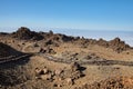Mars like landscape of the volcano Teide Las Canadas Caldera, Tenerife, Spain