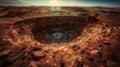 Mars\' Mighty Crater: Stunning Photoshoot with Sony A9 and 35mm Lens