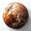 Artistic Rendering Of Mars In The Style Of Artgerm