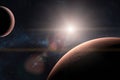 Mars. Planets in solar system. Royalty Free Stock Photo