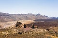 Mars the red planet`s desert landscape. Teide National Park. Beautiful view of the Teide volcano. Desert Crater of the Teide Royalty Free Stock Photo