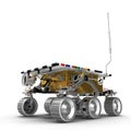 Mars Rover Sojourner 3D Illustration on White Background