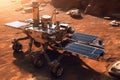 mars rovers solar panels charging batteries