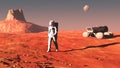 On mars Royalty Free Stock Photo