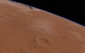 Mars Scientific illustration - planetary