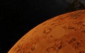 Mars Scientific illustration - planetary