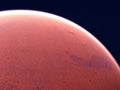 Mars, soil crust, space, solar system