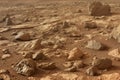 Mars surface super detailed view