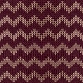 Marsala chevron pattern Royalty Free Stock Photo