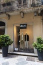 Liujo or Liu Jo, luxury clothing store in Marsala, Sicily, Italy