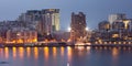 Silema Skyline at night, Malta