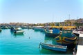 Marsaxlokk Harbor, Malta Royalty Free Stock Photo