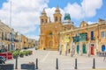 Marsaxlokk is a traditional fishing village.  located southeast of Malta. Fisherman village in the south east of Malta Royalty Free Stock Photo