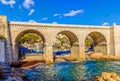 Marseille Fausse Monnaie Bay, Bridge Royalty Free Stock Photo