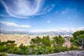 Marseille, France: Aerial panoramic view from basilica of Notre Dame de la Garde Royalty Free Stock Photo