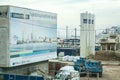 Panorama of the construction site of Euromediterrannee. Royalty Free Stock Photo