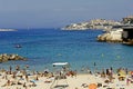 Marseille, France - august 18 2016 : beach Royalty Free Stock Photo