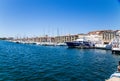 Marseille, France. Boats and yachts in the old port Royalty Free Stock Photo