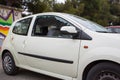 MARSEILLE / FRANCE - 03 20 2017 Car glass is brocken Royalty Free Stock Photo