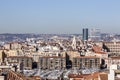 Aerial view of the city of Marseille on a sunny winter day Royalty Free Stock Photo