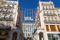 Exterior view of the Modern shoppping mall Bourse Centre Commercial in Marseille, France