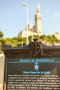 Tourist information point of Notre-Dame De la Garde