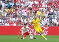 UEFA EURO 2016 game Ukraine v Poland Royalty Free Stock Photo