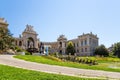 Marseille, France. Longchamp Palace with a cascading fountain