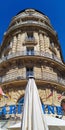 Marseille, France - May 29, 2023: Traditional French building in Marseille, France.