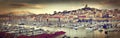 Marseille, France panorama, famous harbour.