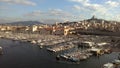 Marseille - le vieux port -  Look from the fortess Royalty Free Stock Photo