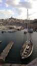 Marseille - le vieux port -  Look from the fortess Royalty Free Stock Photo