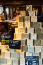 Marseille soap stacked Royalty Free Stock Photo