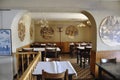 Marseille, 7th september: Restaurant interior view on the Vieux Port Quay of Marseille France