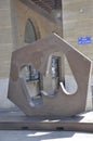 Marseille, 7th september: Sculpture of Muntaner artist from Rue de la Loge street of Marseille France