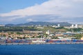 MARSEILLES, FRANCE - APRIL 27, 2017: View of the inscription in