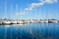 Marselisborg yacht harbour - Aarhus Denmark Royalty Free Stock Photo