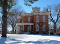 Marsh House in Snow