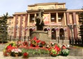 Marshal Zhukov monument Royalty Free Stock Photo