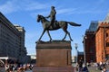 Marshal Zhukov Monument, Moscow, Russia Royalty Free Stock Photo