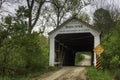 Marshall Covered Bridge in Indiana, United States Royalty Free Stock Photo