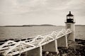 Marshall Point lighthouse Royalty Free Stock Photo