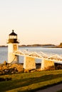 Marshall Point Lighthouse, Maine, USA Royalty Free Stock Photo